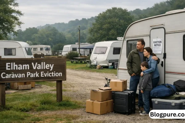 elham valley caravan park eviction