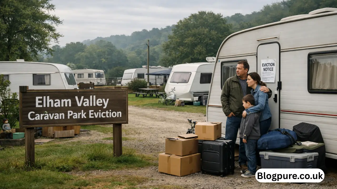 elham valley caravan park eviction
