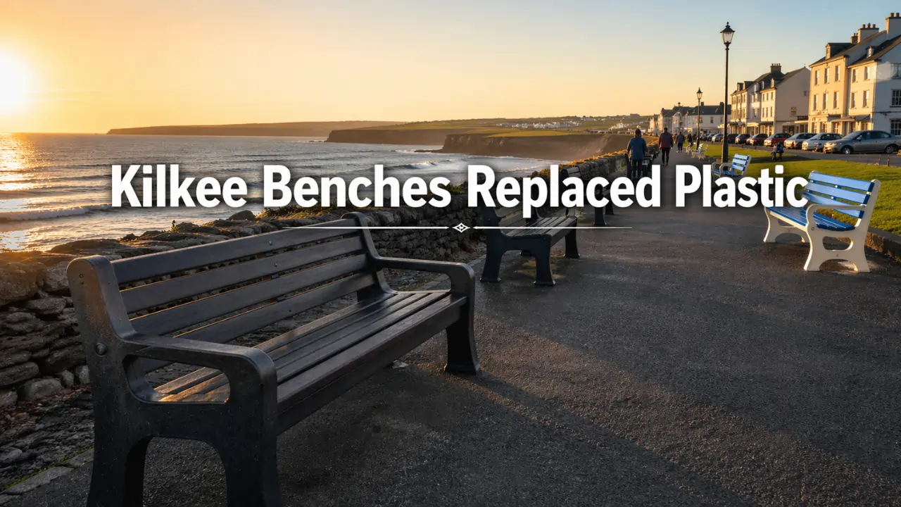 kilkee benches replaced plastic