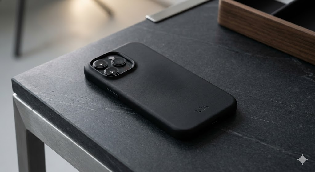 Black Soft Touch Finish