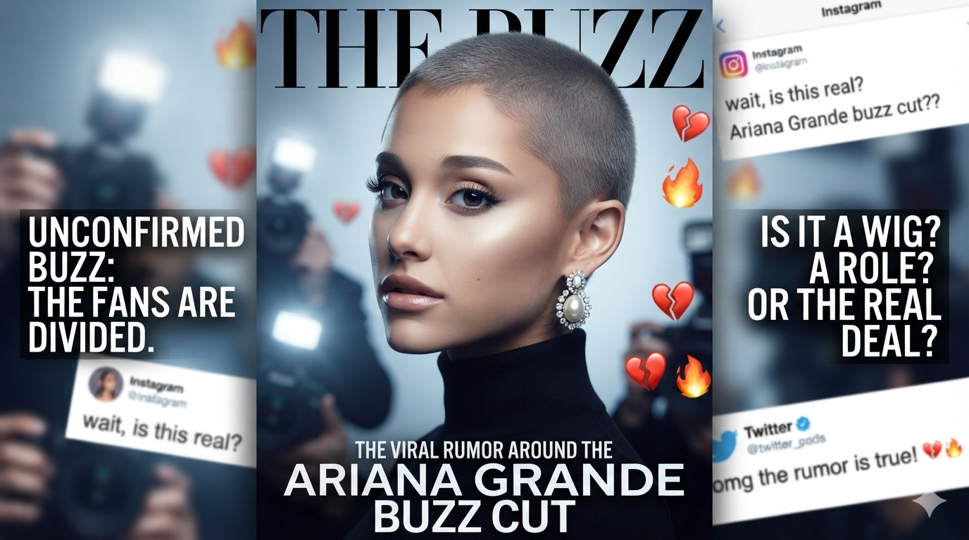 ariana grande buzz cut