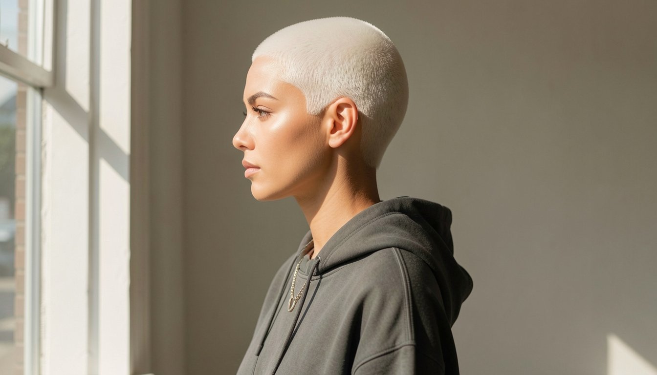 bleach buzz cut